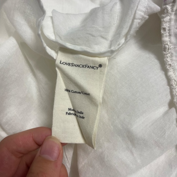 LoveShackFancy Aventi Gathered Floral Print Cotton Skirt - Size 2 - Picture 12 of 12